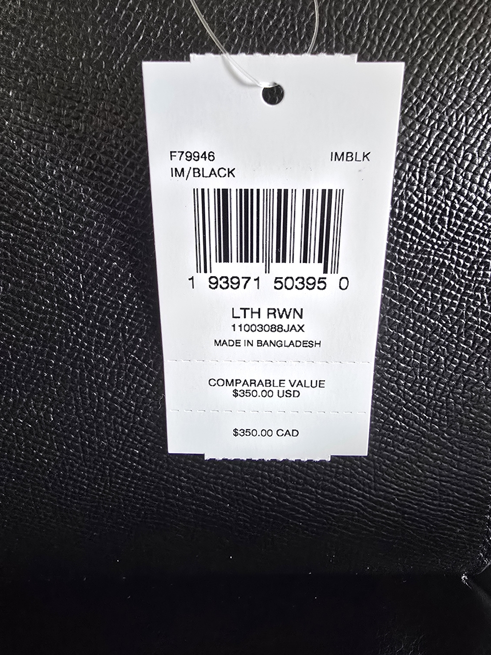 COACH - Rowan Satchel CROSSBODY Bag / Black IM - Picture 6 of 13